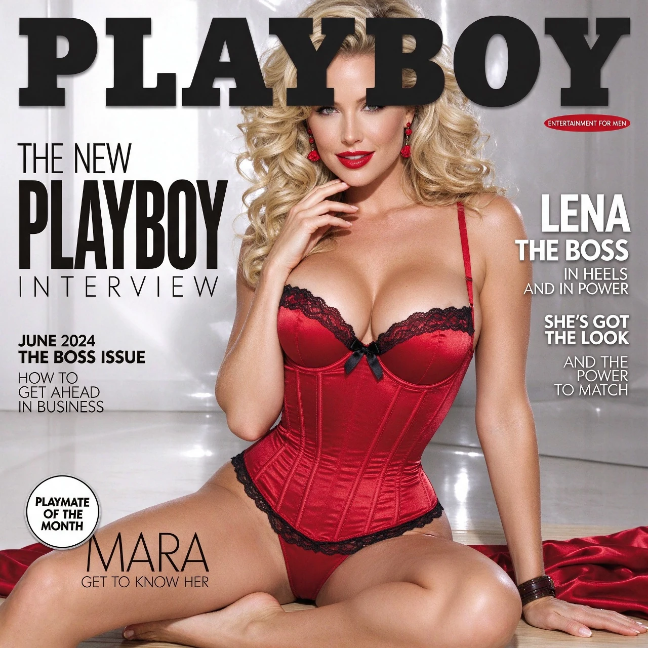 Актуальный авторский образец журнала в эстетике Playboy